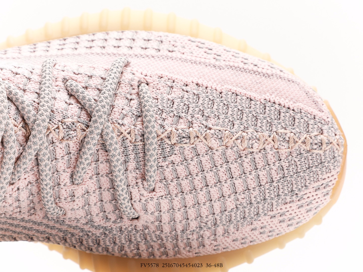 Adidas Yeezy Boost 350 V2 Synth Sneakers Pink Grey