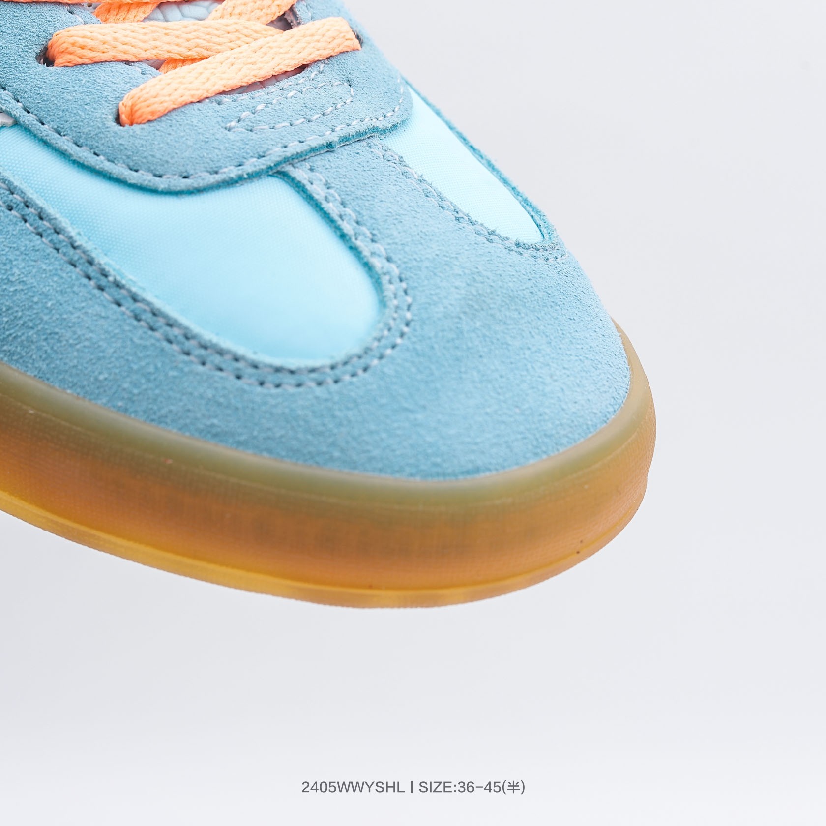Adidas Gazelle Indoor Low Sneakers Aqua Blue/Orange