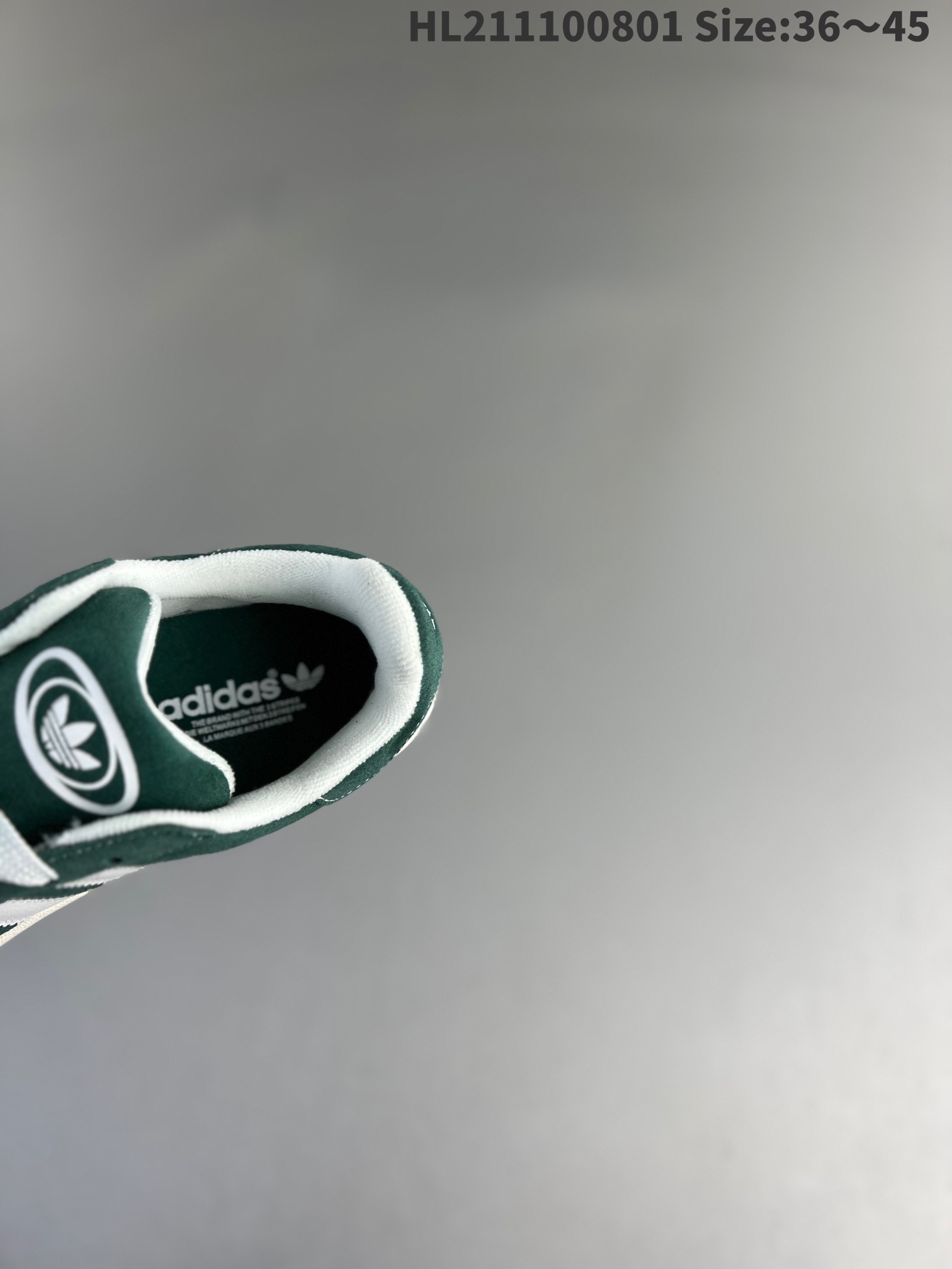 Adidas Campus 00s Suede Sneakers Green/White