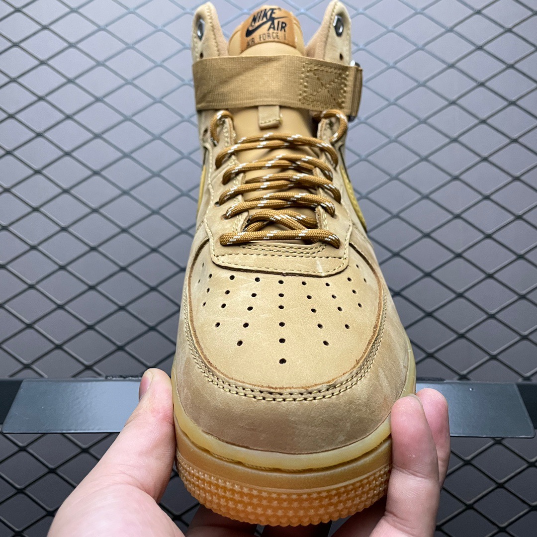 Nike Air Force 1 High Wheat Suede Tan