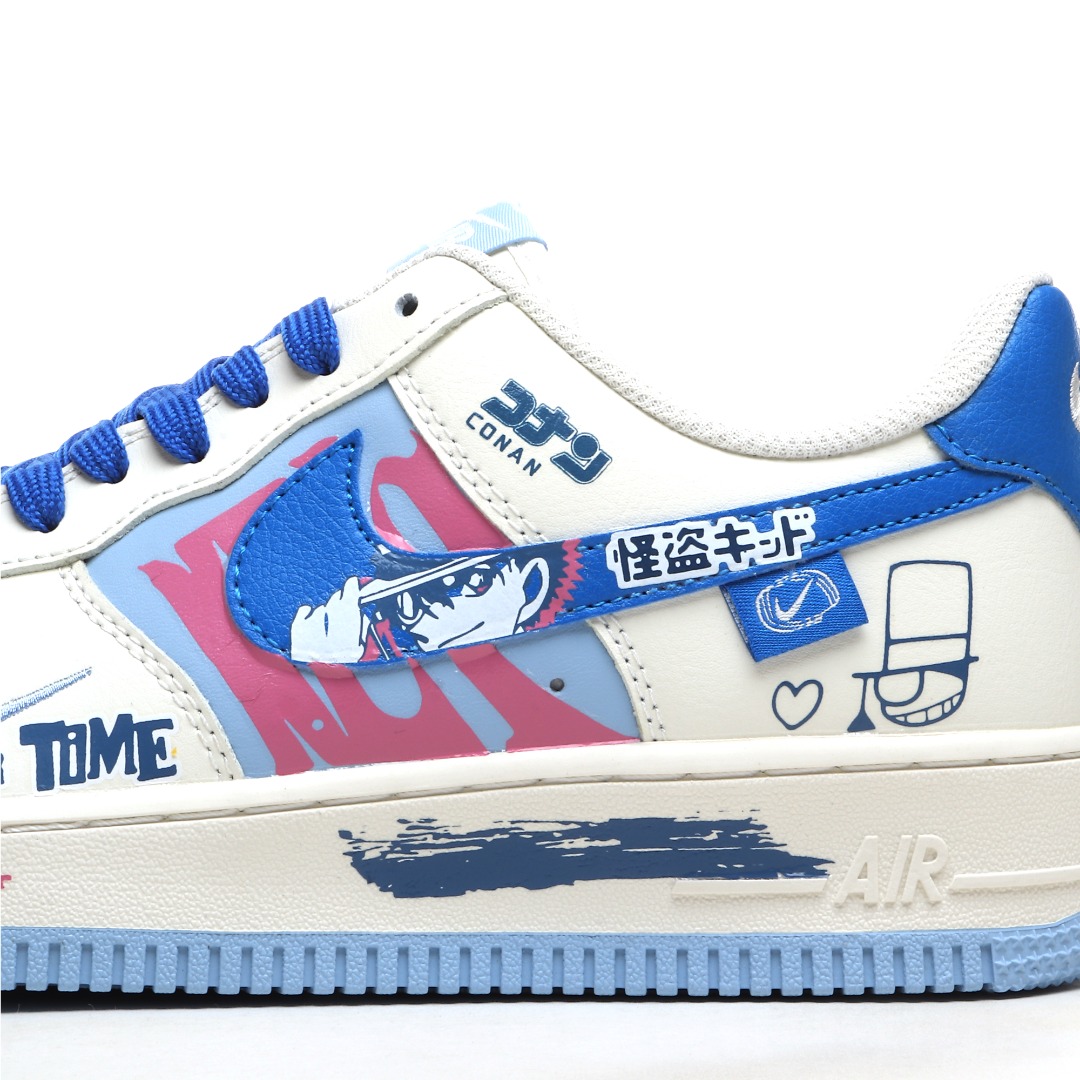 Nike Air Force 1 Kaito Kuroba Low Sneakers White/Blue