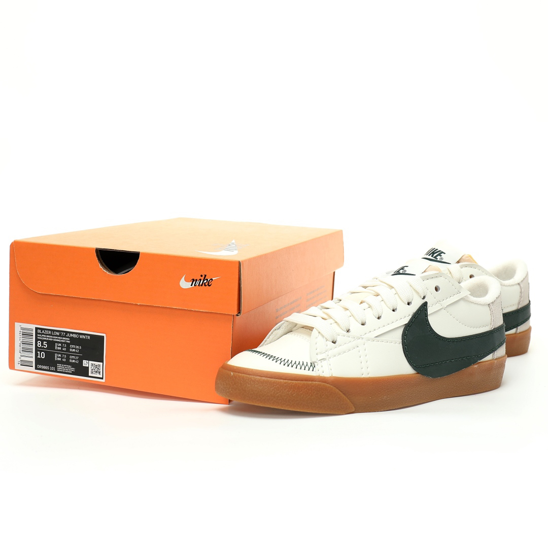 Nike Blazer 77 Low Jumbo Beige Green Gum