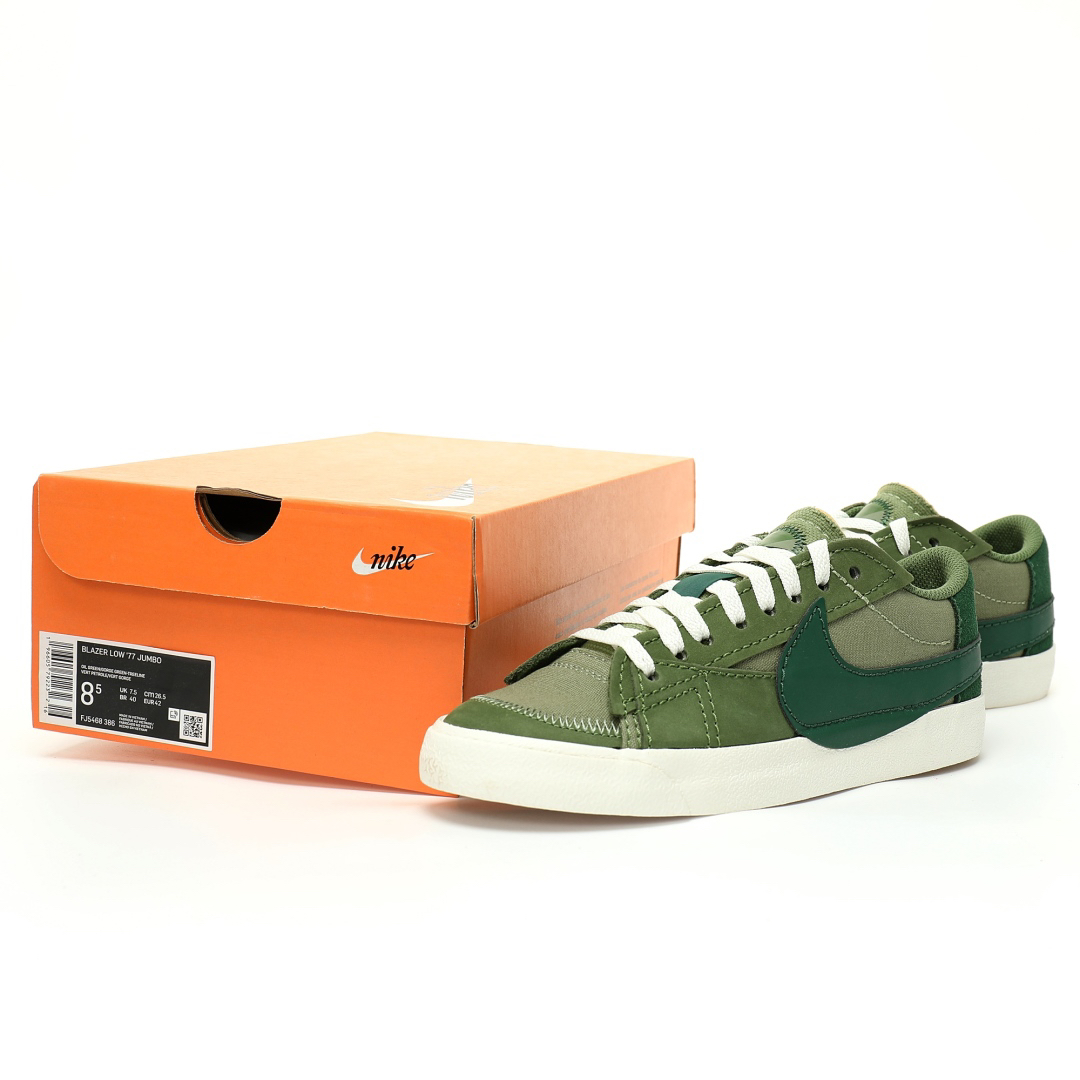 Nike Blazer Low 77 Jumbo Green/White