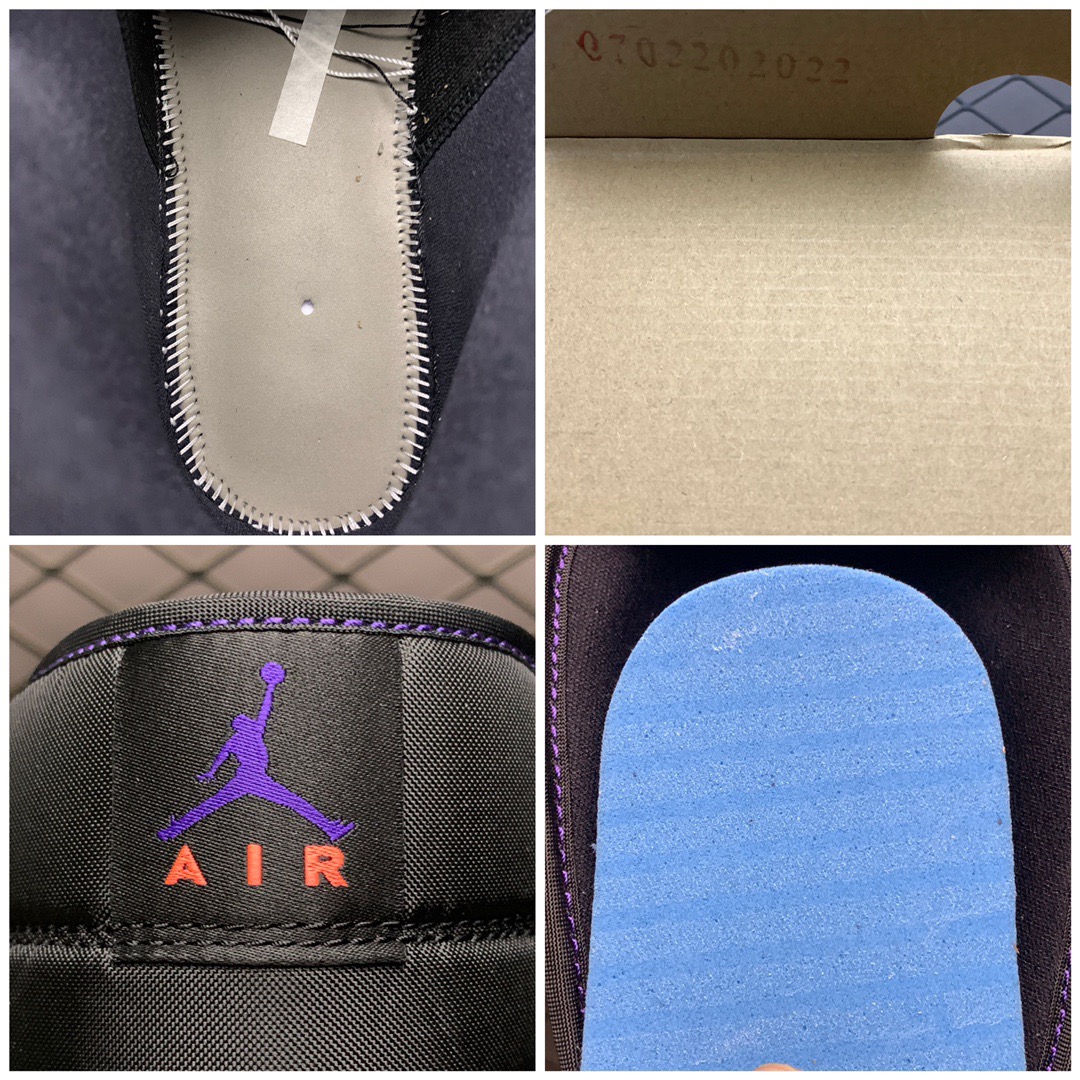 Jordan 1 Mid Purple Suede Sneakers Purple