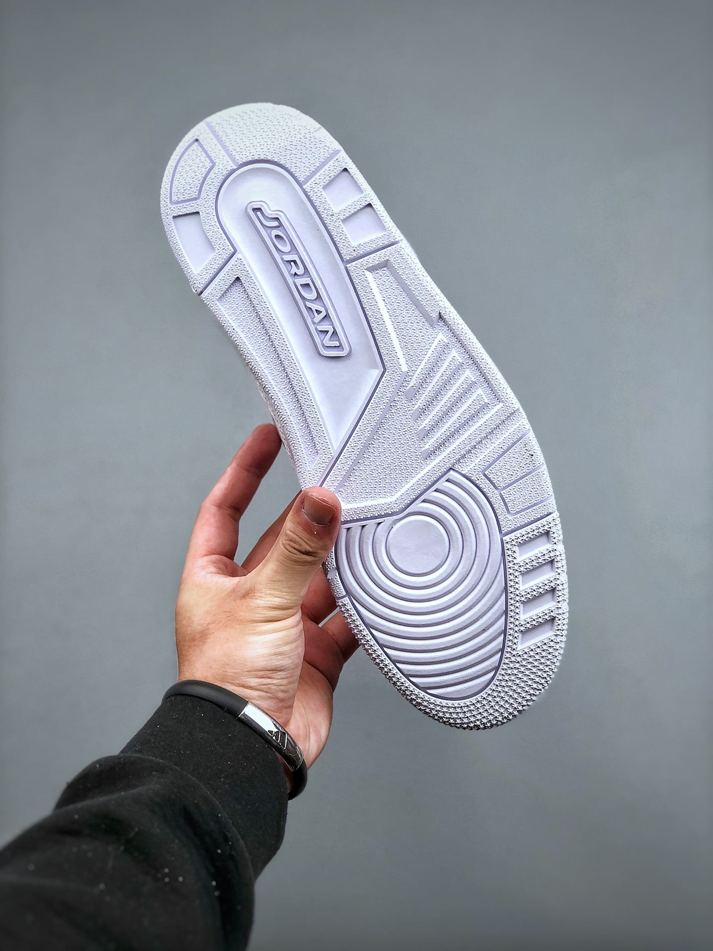 Jordan 3 Retro Pure White Leather Sneakers White