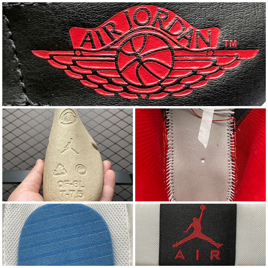 Jordan Air Jordan 1 Mid White Black Red