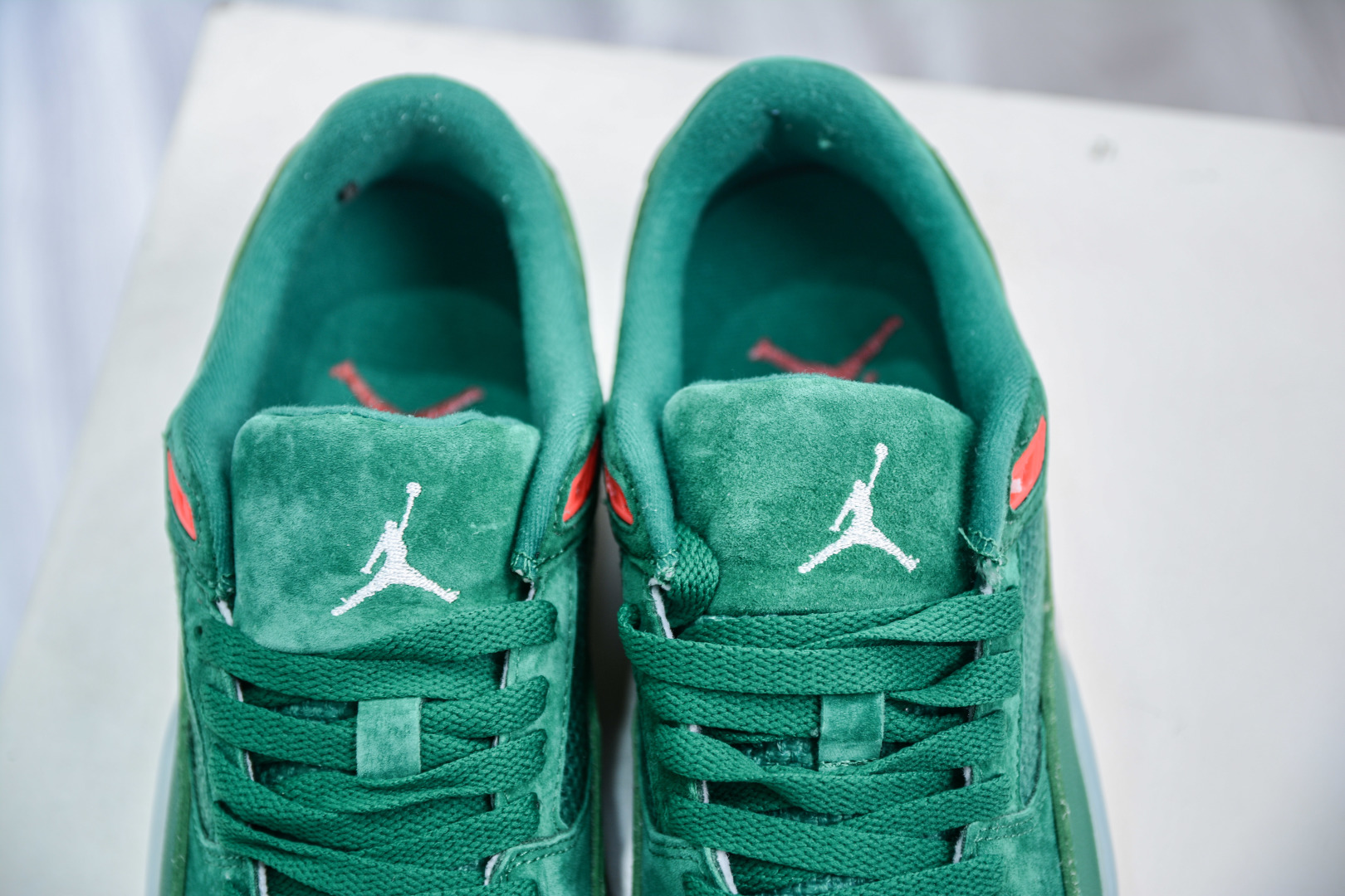 Jordan Flight Court Low Retro Basketball Shoes Green