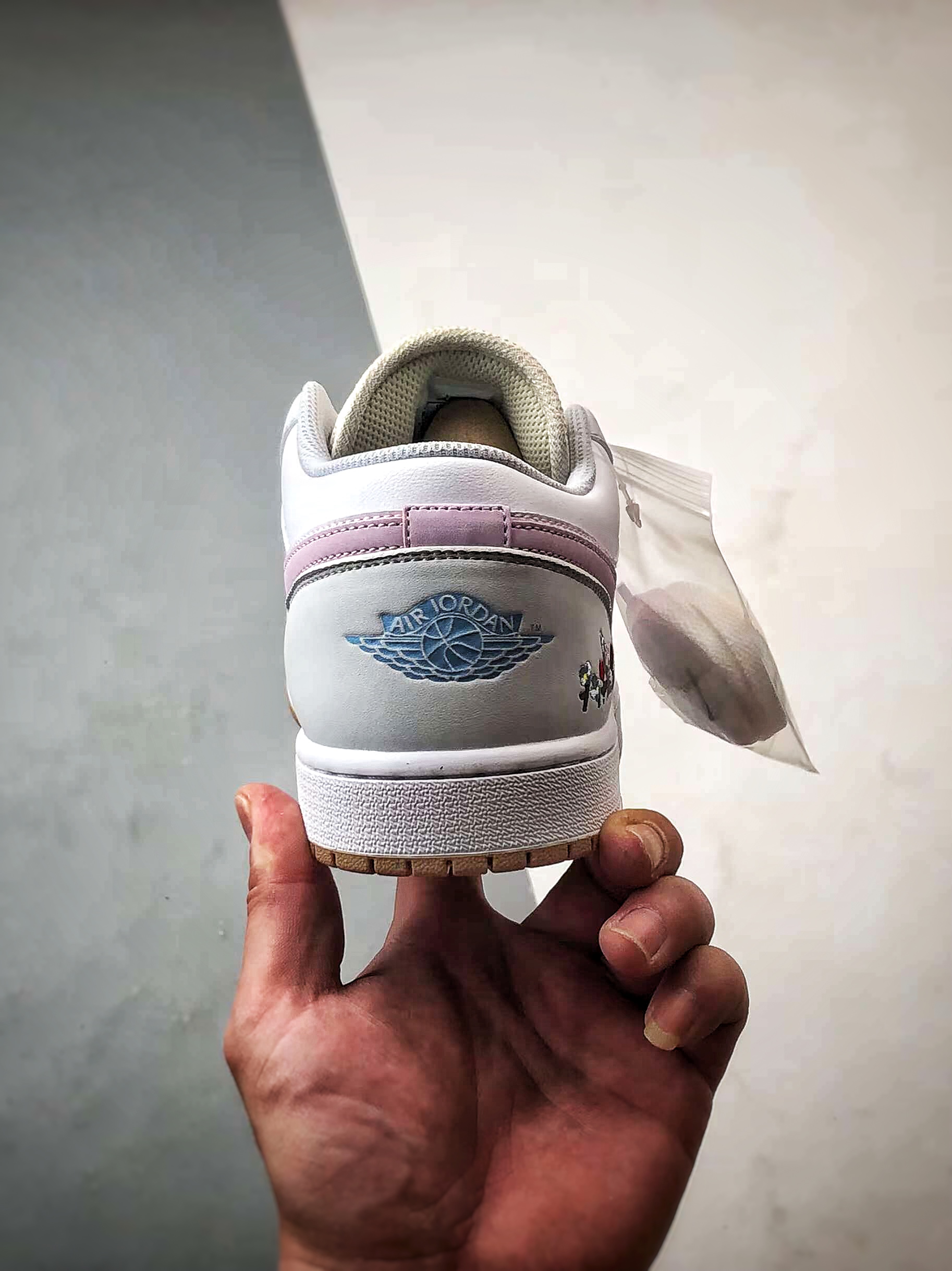 Jordan Air Jordan 1 Low Floral White Grey Pink
