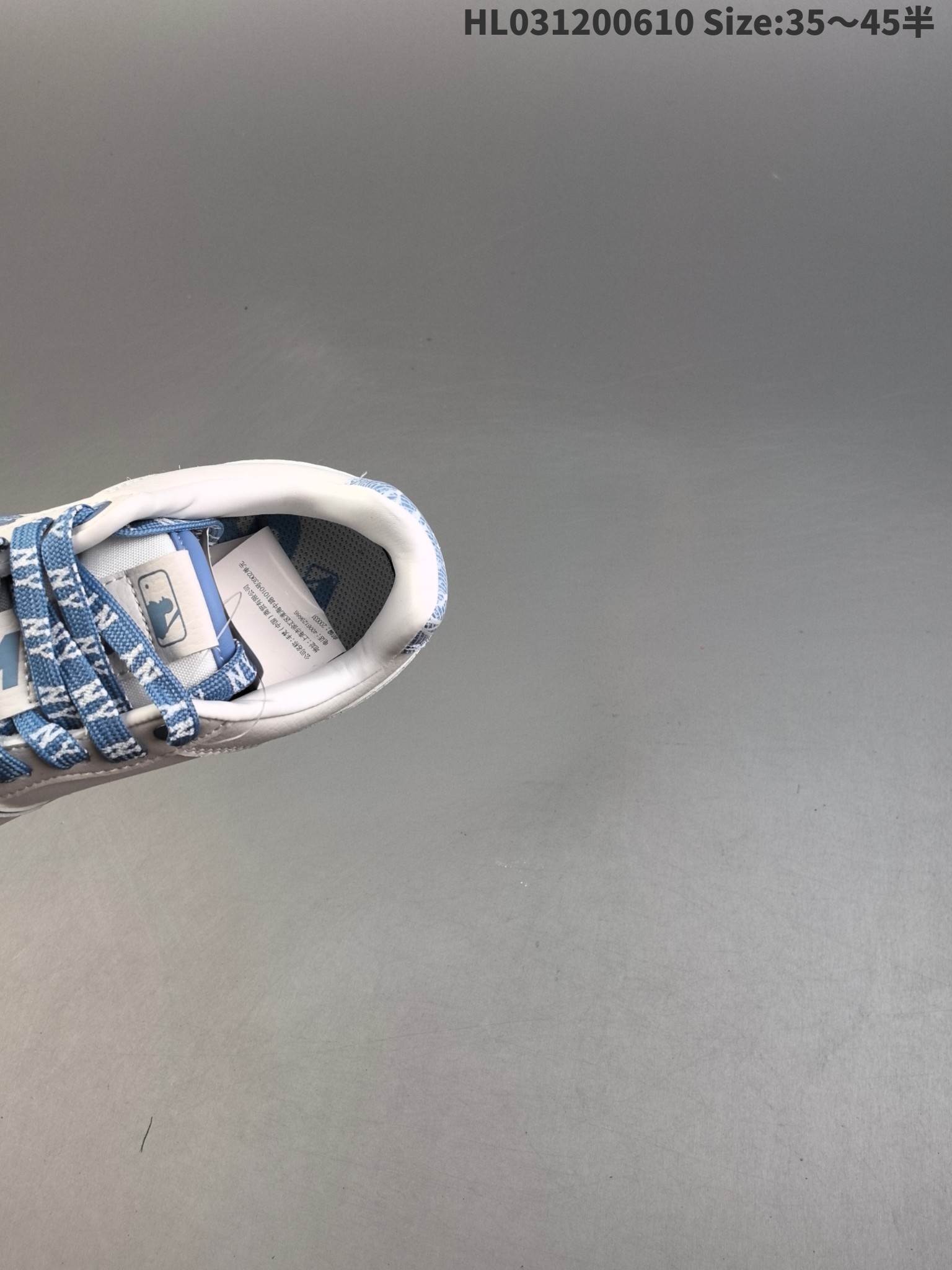 MLB Chunky Liner Denim Sneakers White/Blue