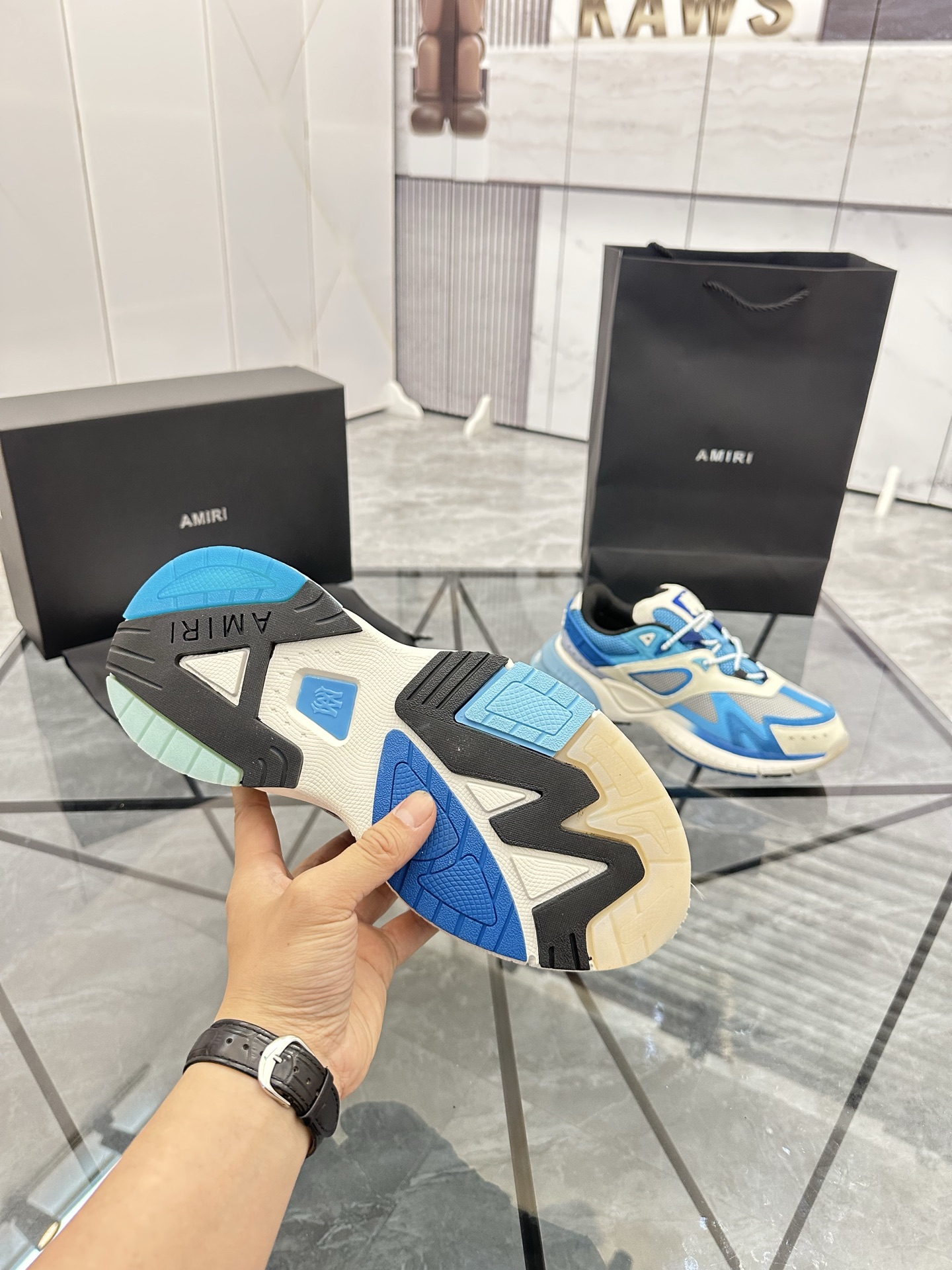 Amiri Low-Top Sneakers Blue