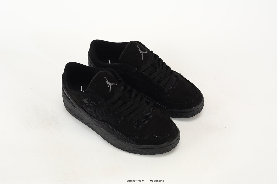 Jordan Flight Court ATE Low Retro Basketball Shoes Black