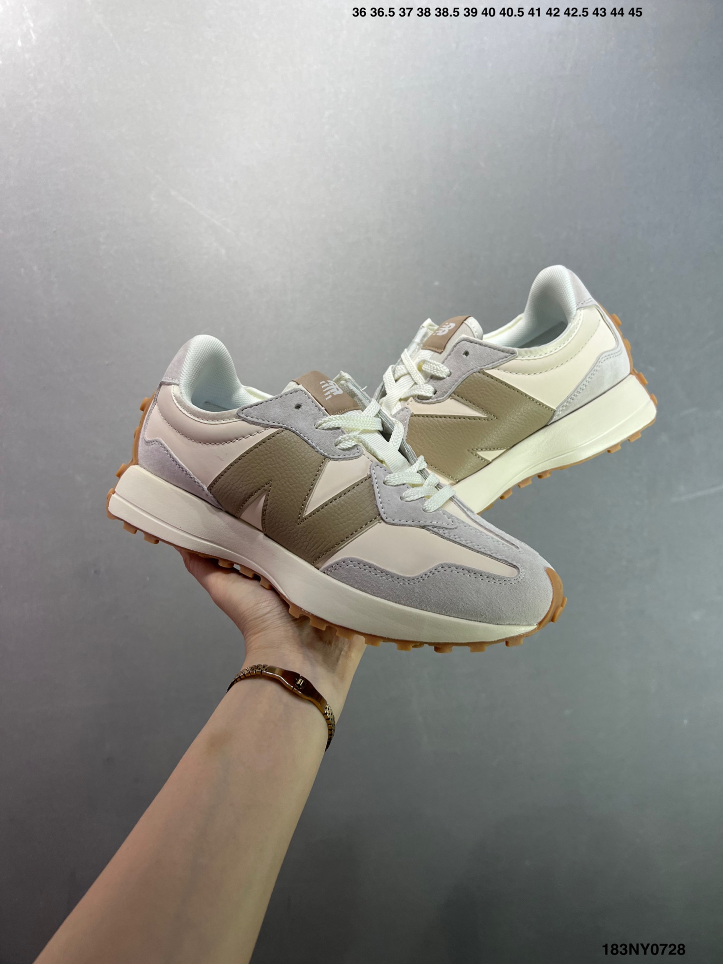 New Balance MS327 Retro Runners White/Beige
