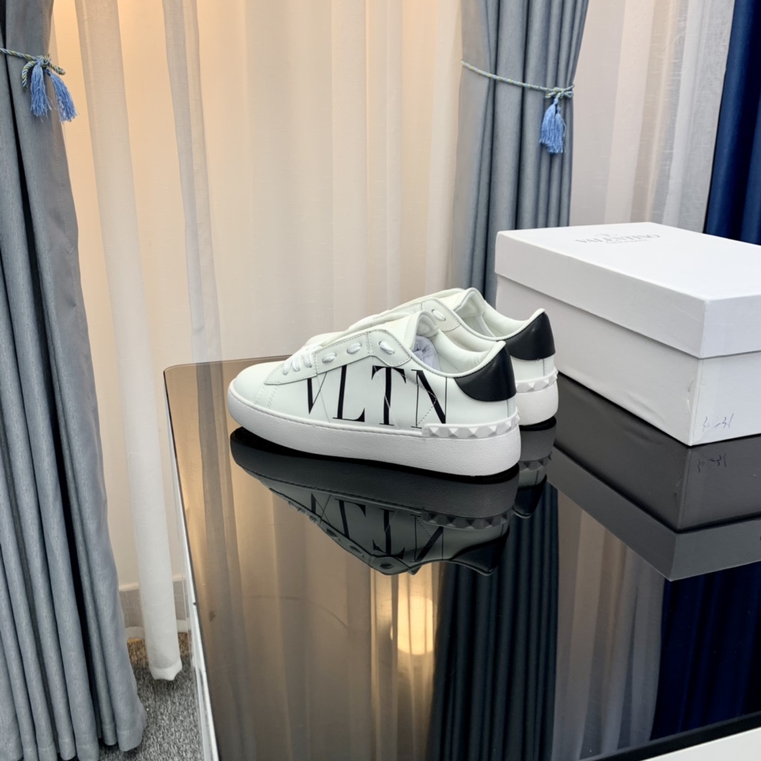 Valentino VLTN Logo Strap Sneakers White/Black