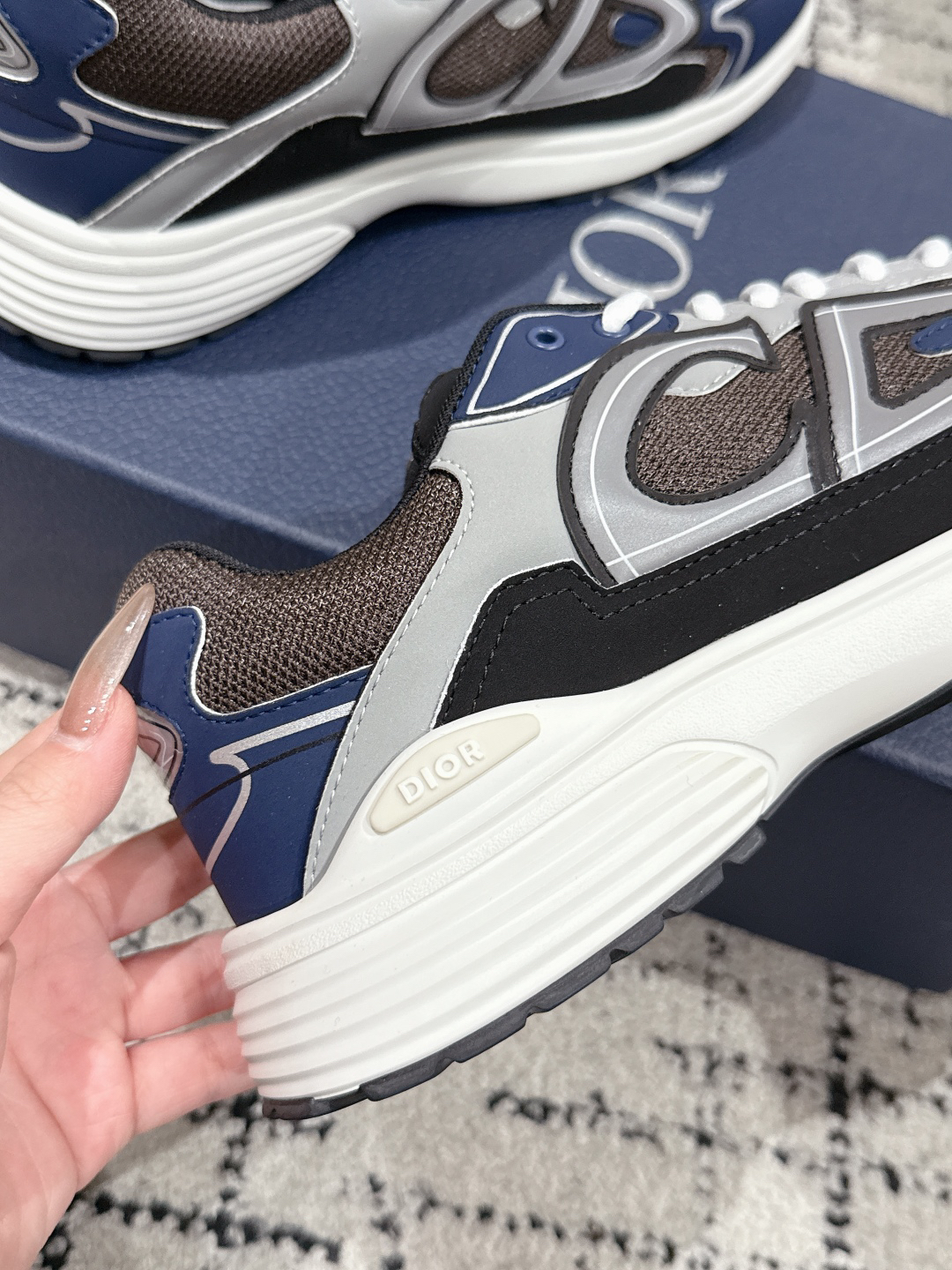 Dior B30 Dad Sneakers Blue/Grey