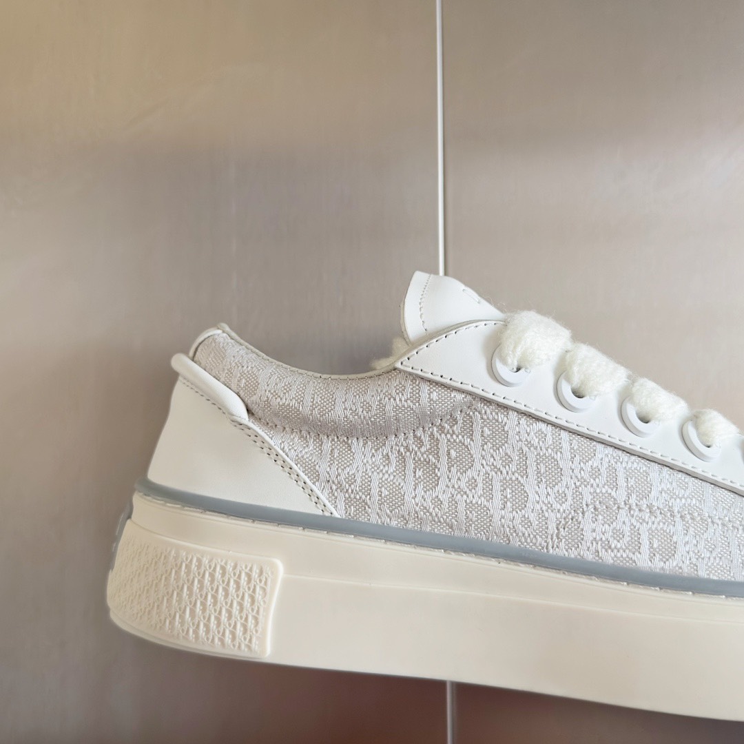 Dior B33 Oblique Jacquard Sneakers White