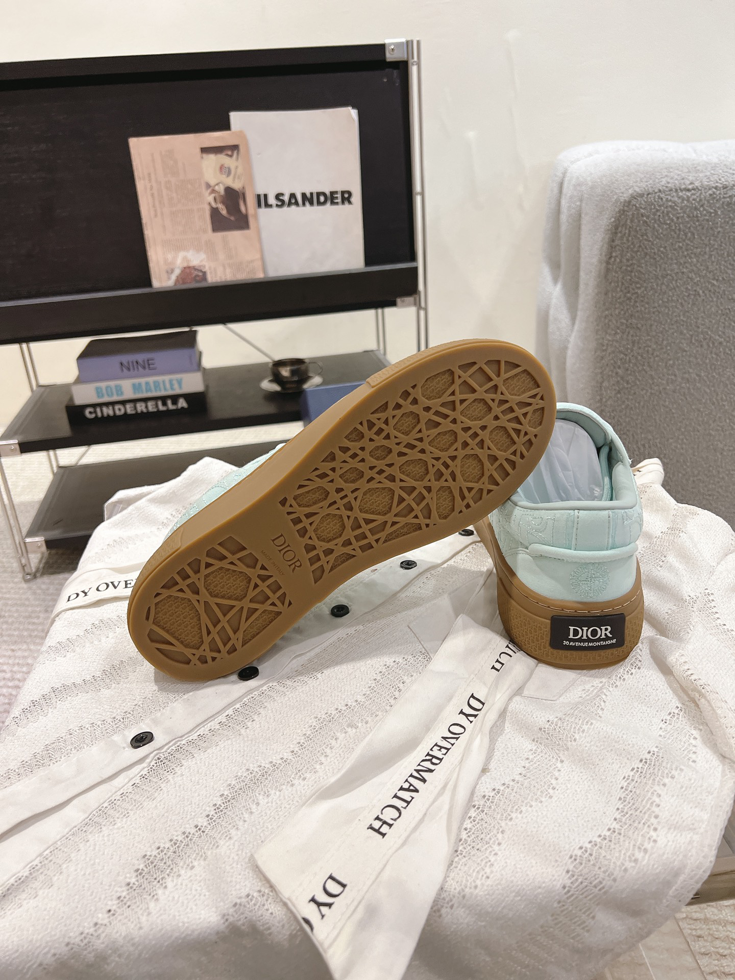 Dior B33 Low-Top Sneakers Mint
