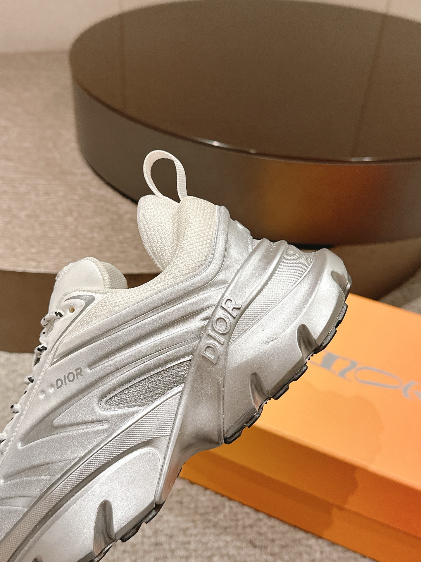 Dior B44 Mesh Dad Sneakers Silver