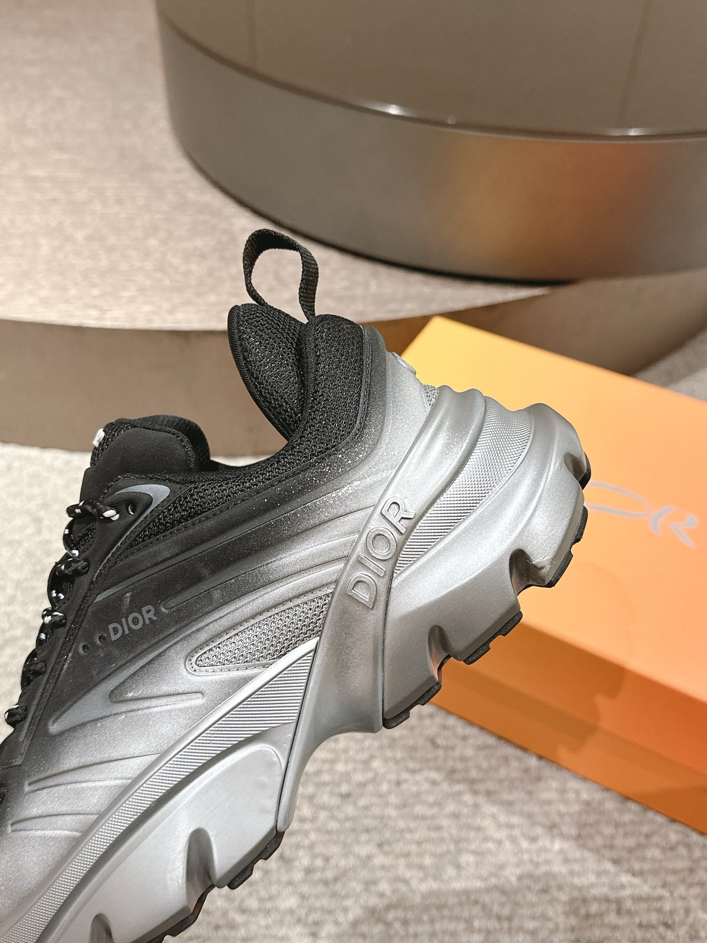 Dior B44 Dad Sneakers Black/Silver