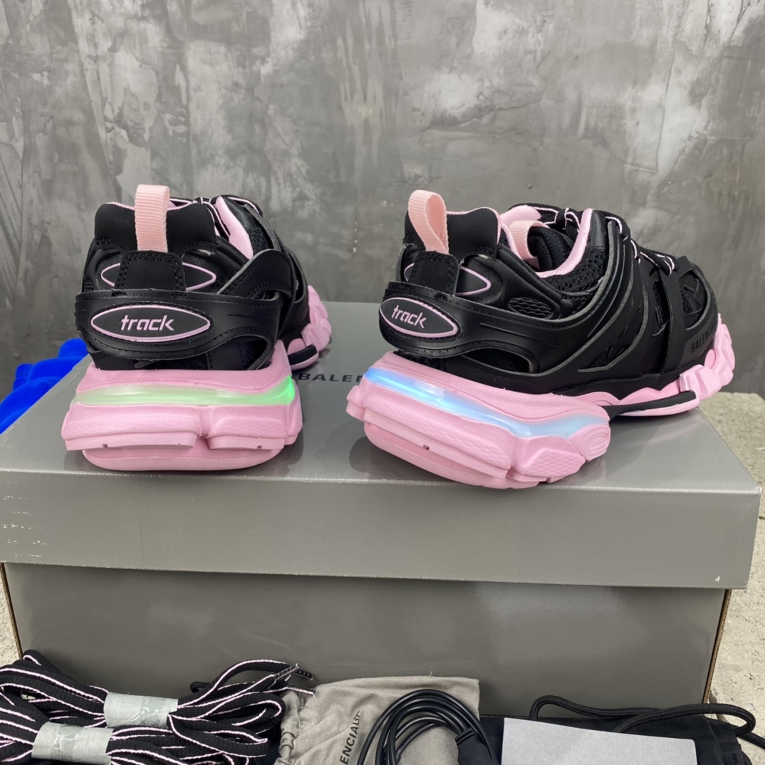 Balenciaga Track LED Sneaker Black Pink