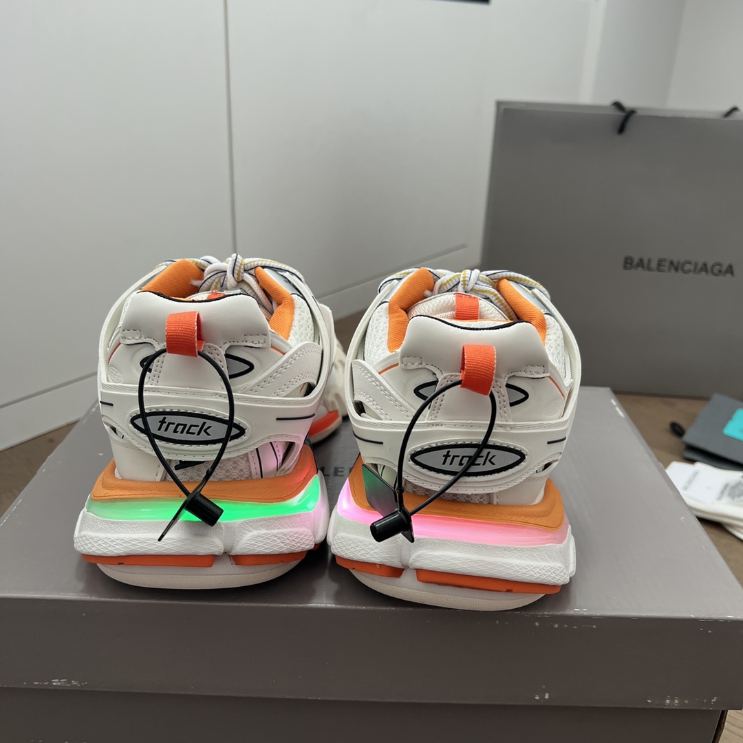 Balenciaga Track Trainer LED Sneakers White