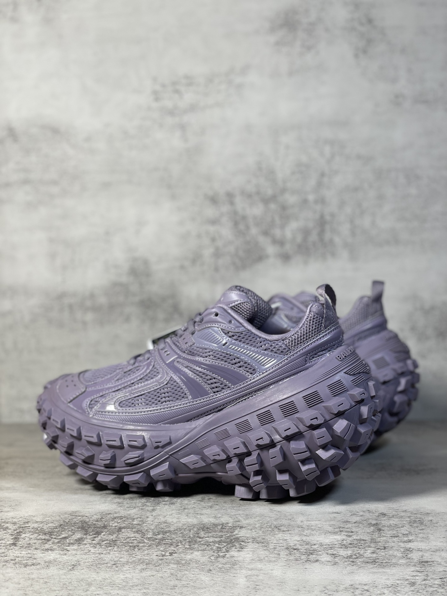 Balenciaga Defender Platform Sneakers Purple