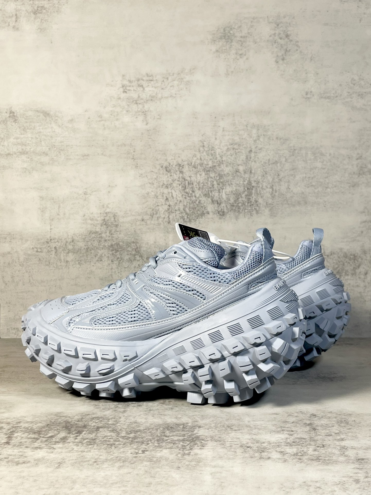 Balenciaga Defender Platform Sneakers Grey