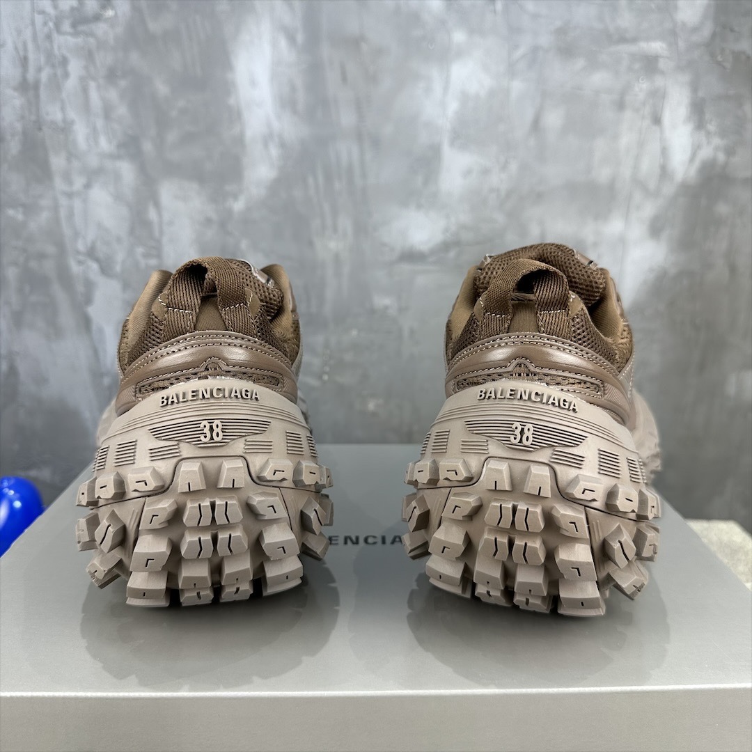 Balenciaga The Haer Project Tire Sole Sneakers Taupe
