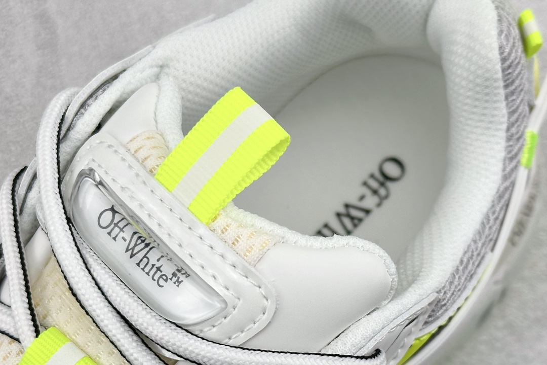 Off-White Chunky Mesh Sneakers White Neon Yellow