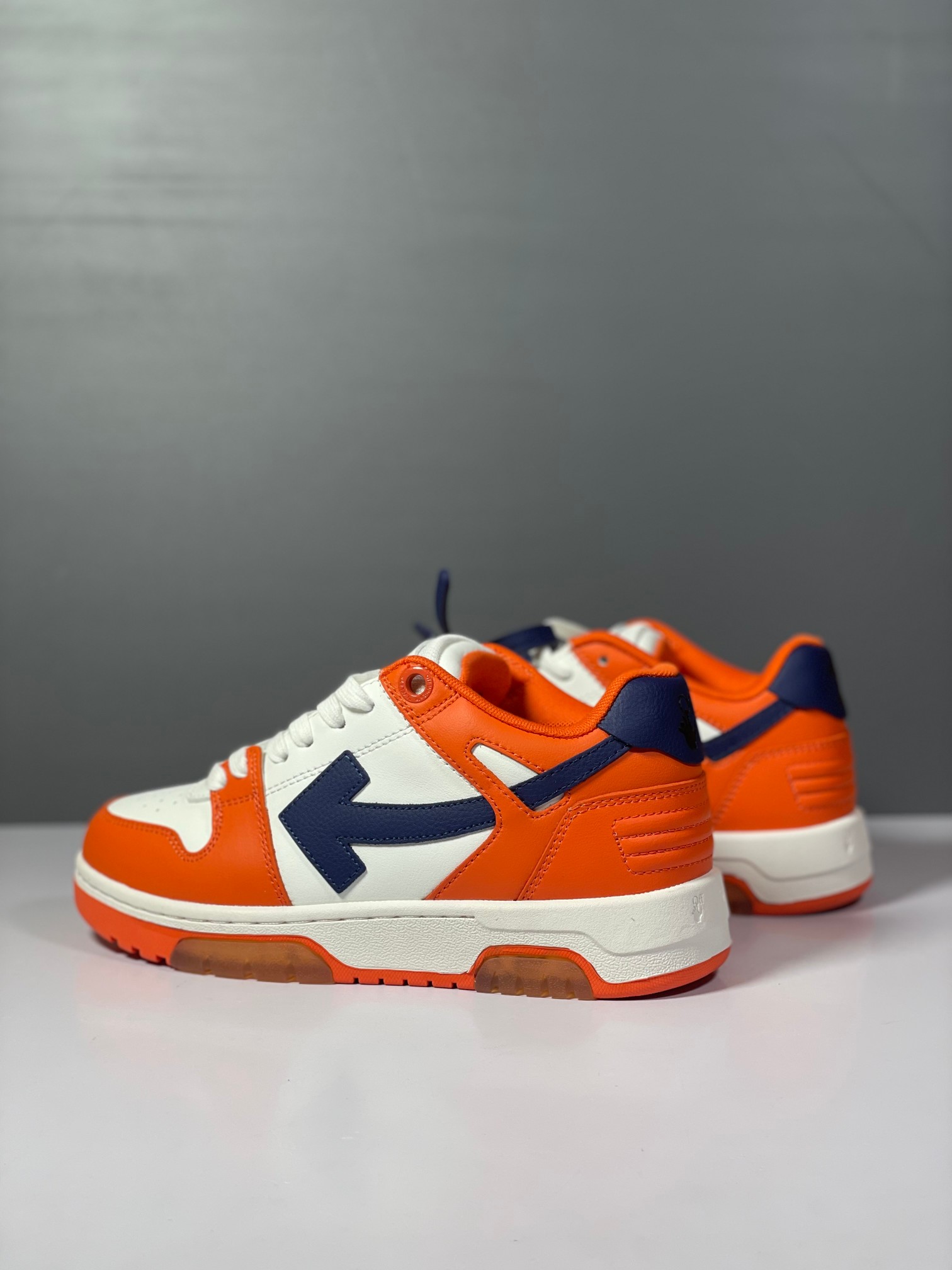 Off-White Out Of Office Low Top Sneakers White/Orange/Navy