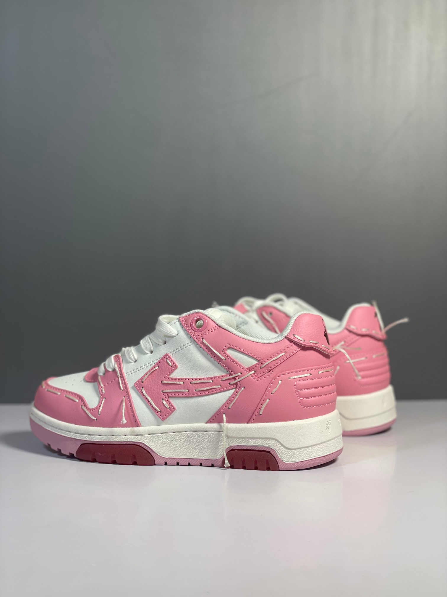 Off-White Out Of Office Low Sneakers Pink/White