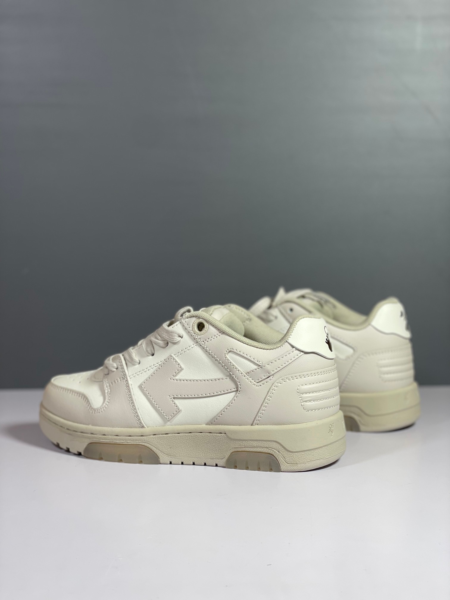 Off-White Out Of Office Low Sneakers Beige
