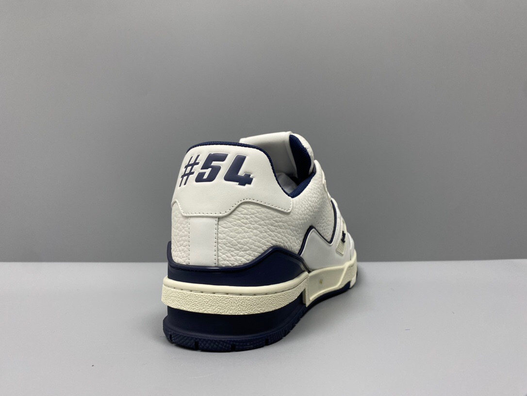 Louis Vuitton LV Trainer #54 Sneakers White Blue