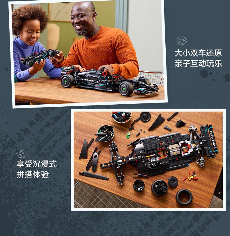 LEGO Technic Mercedes-AMG F1 W14 Model Car Set Black