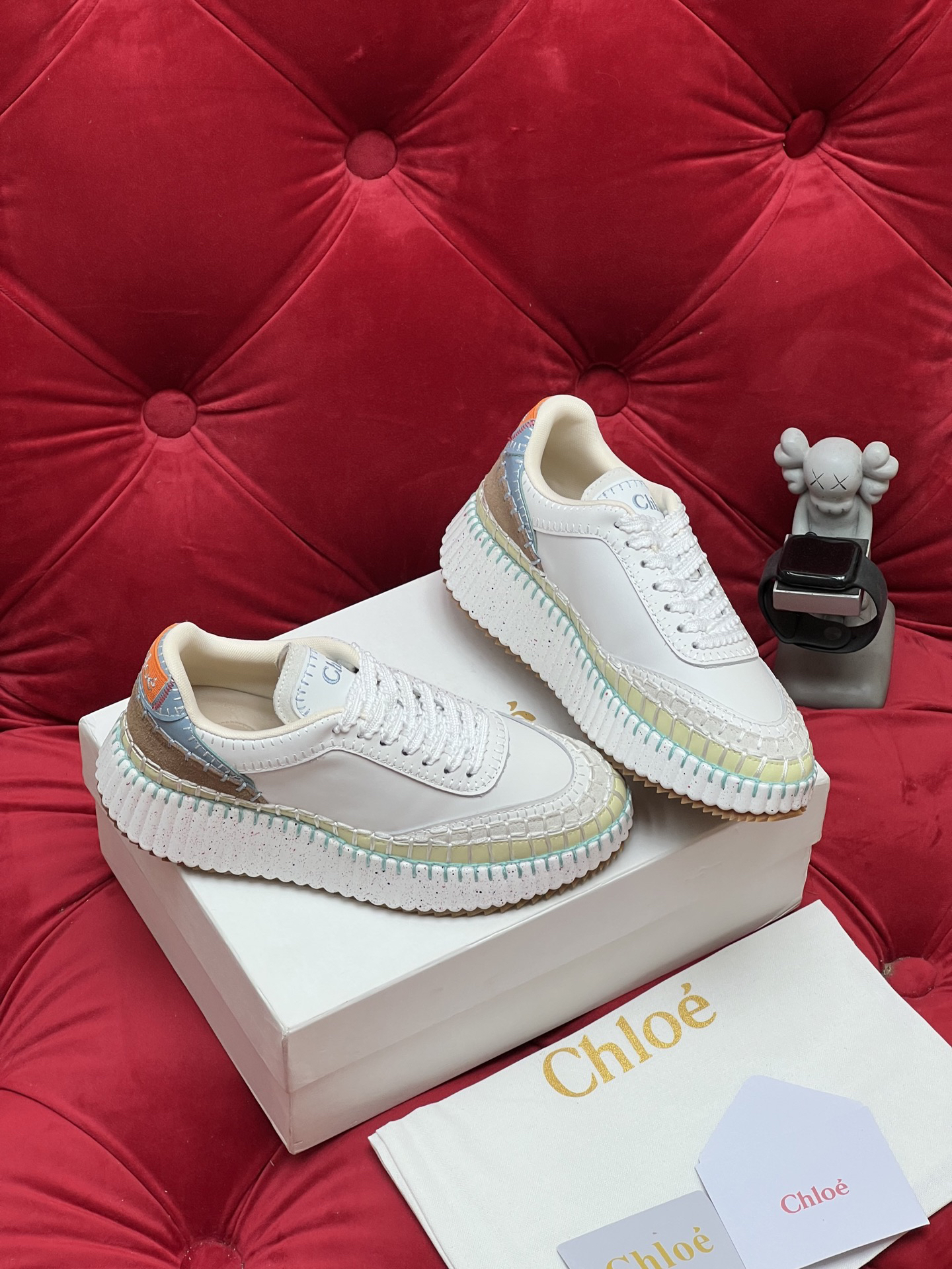 Chloe Platform Casual Sneakers Multicolor