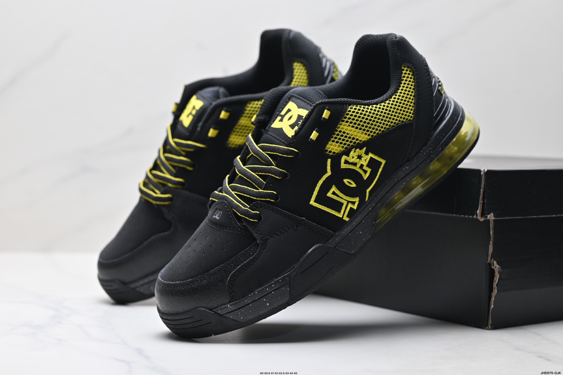 DC Shoes Air Cushion Sneaker Black/Yellow