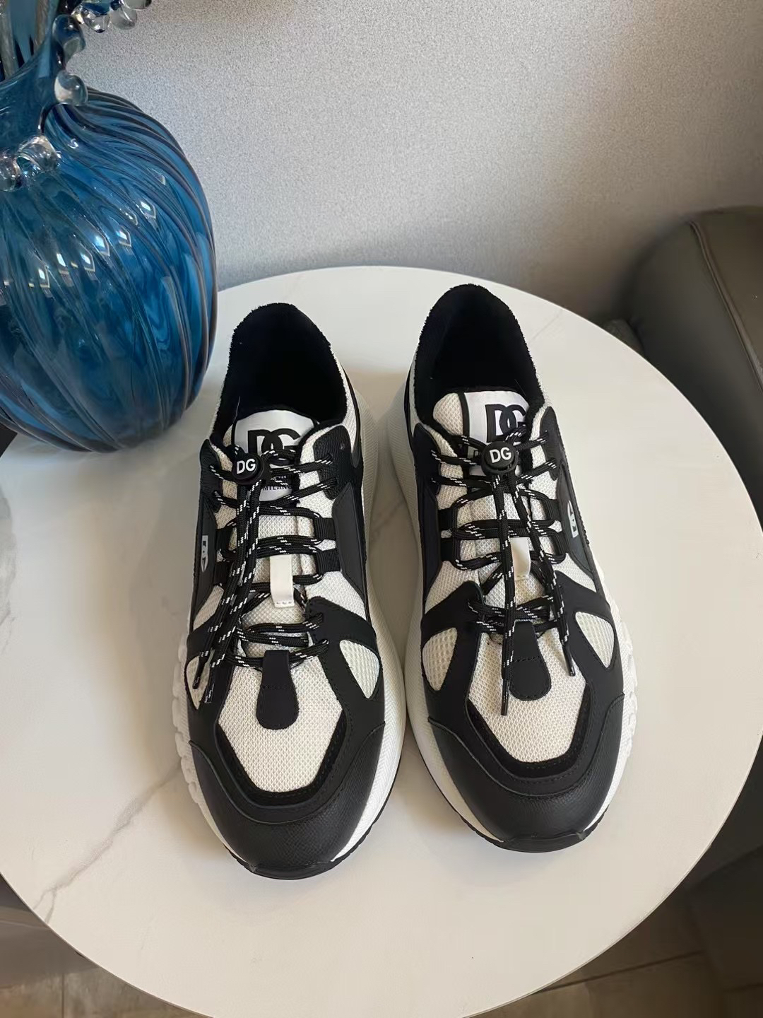 Dolce & Gabbana Mesh Sneakers Black/White