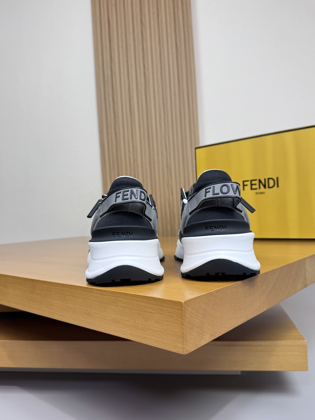 Fendi Flow Low-Top Sneakers Black