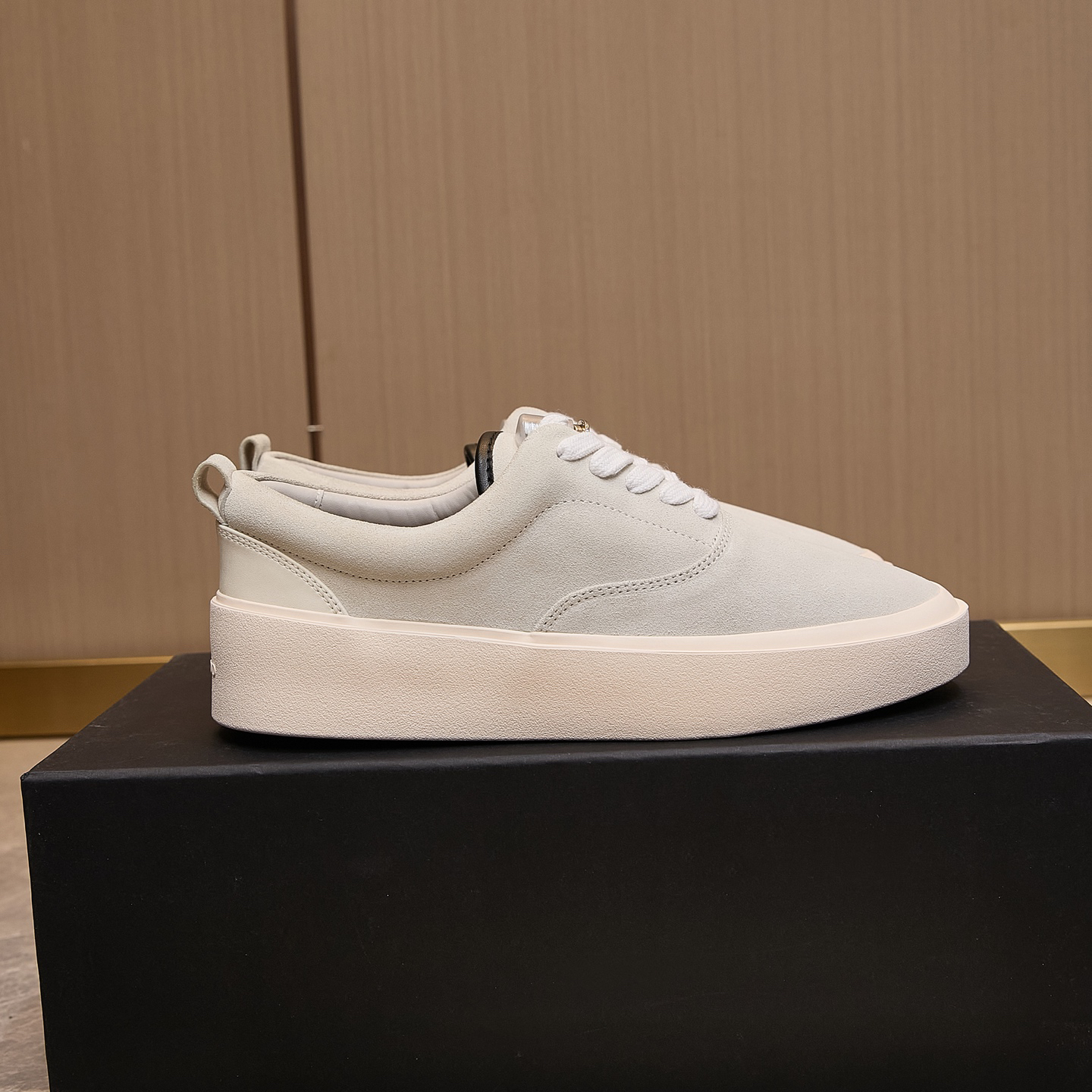 Fear of God FOG 101 Suede Skate Shoes Light Grey