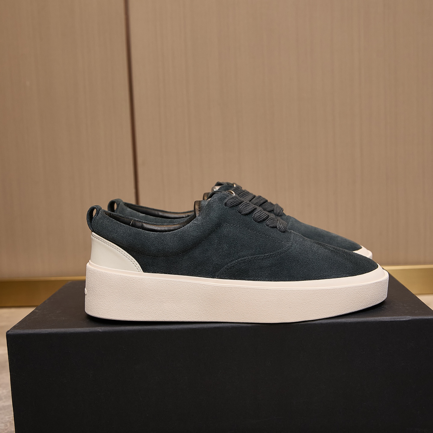 Fear of God FOG 101 Suede Skate Sneakers Dark Green