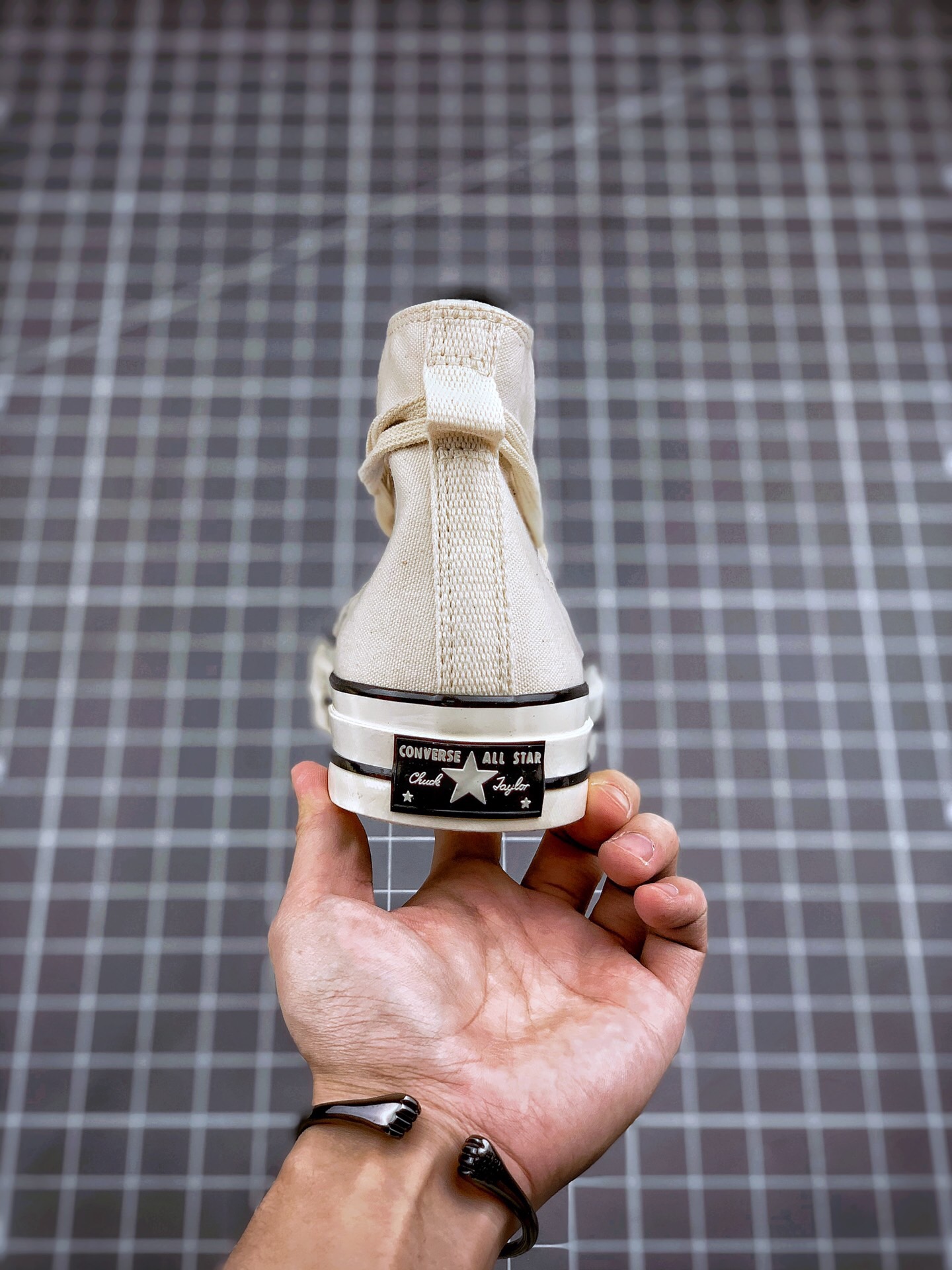 Essentials x Converse Chuck 70 High Black Beige