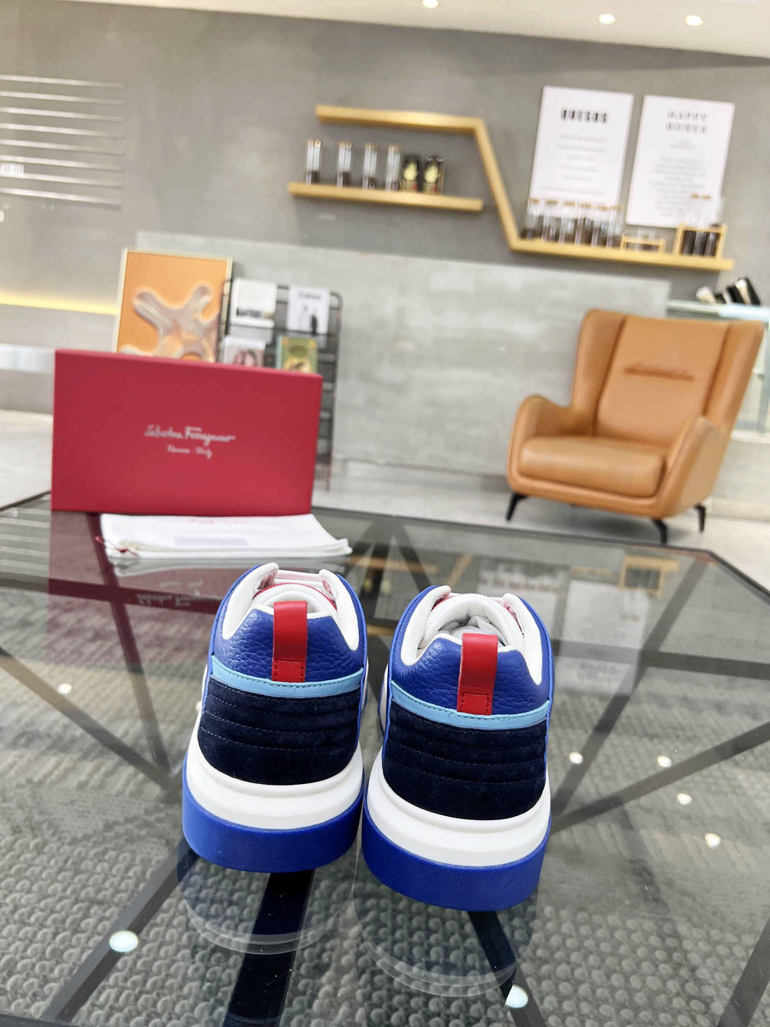 Salvatore Ferragamo Low-Top Sneakers Multi-Color