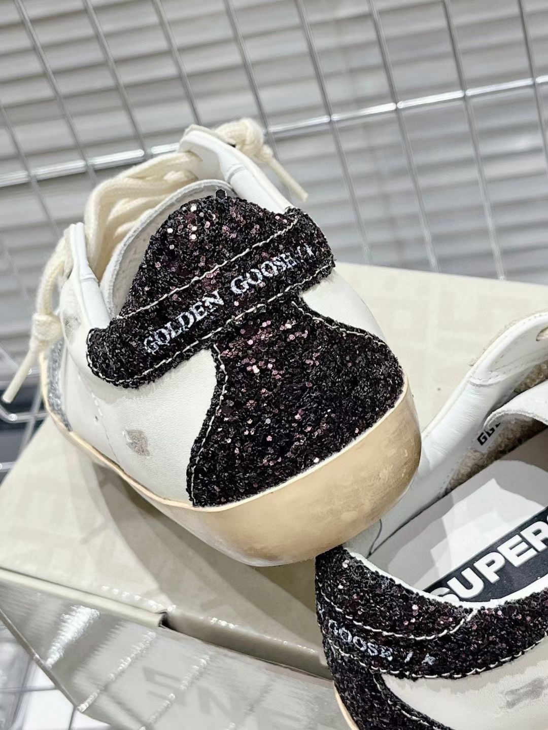 Golden Goose Superstar Sneakers Black/Silver/White