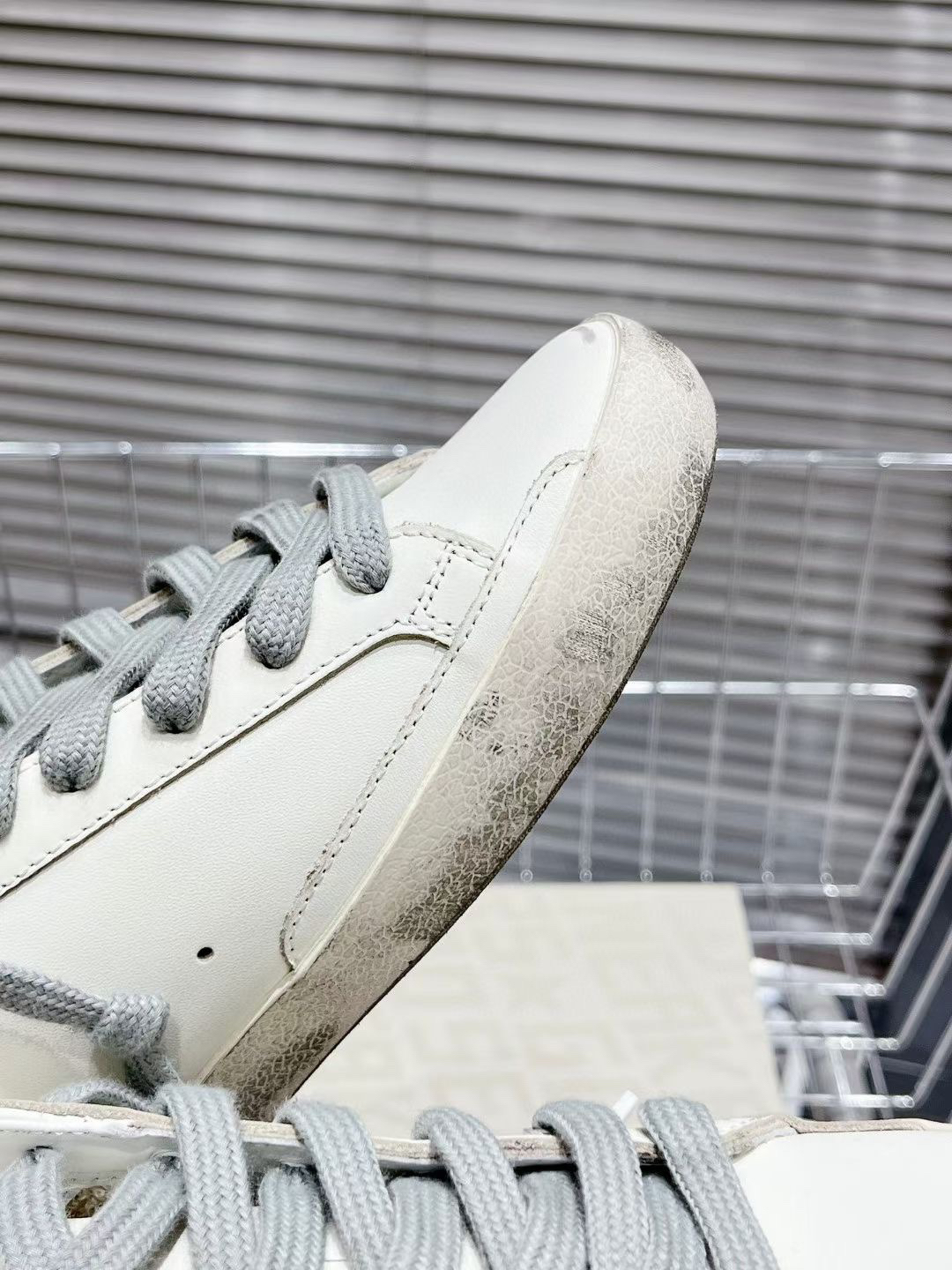 Golden Goose Superstar Sabot Sneakers Silver