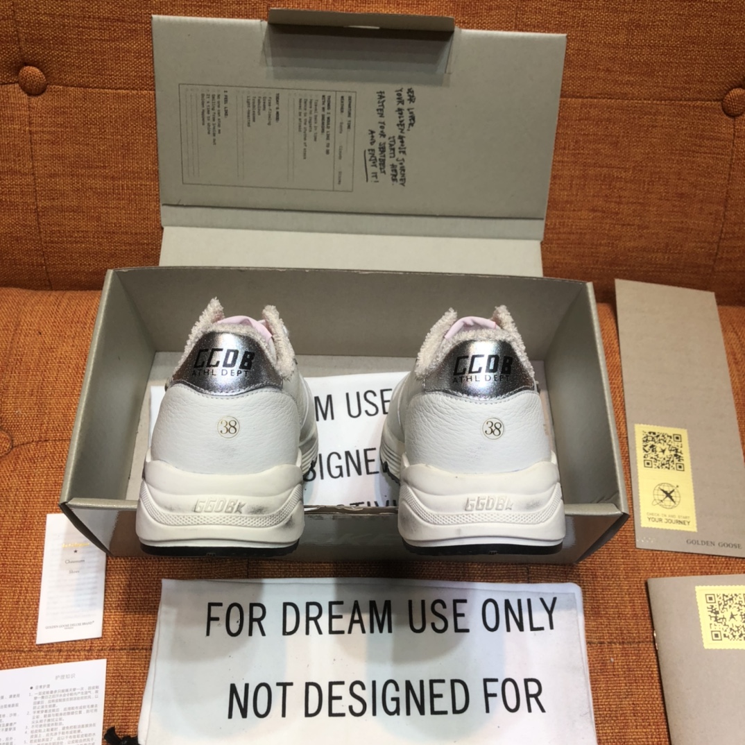 Golden Goose GGDB Running Lift Sneakers White