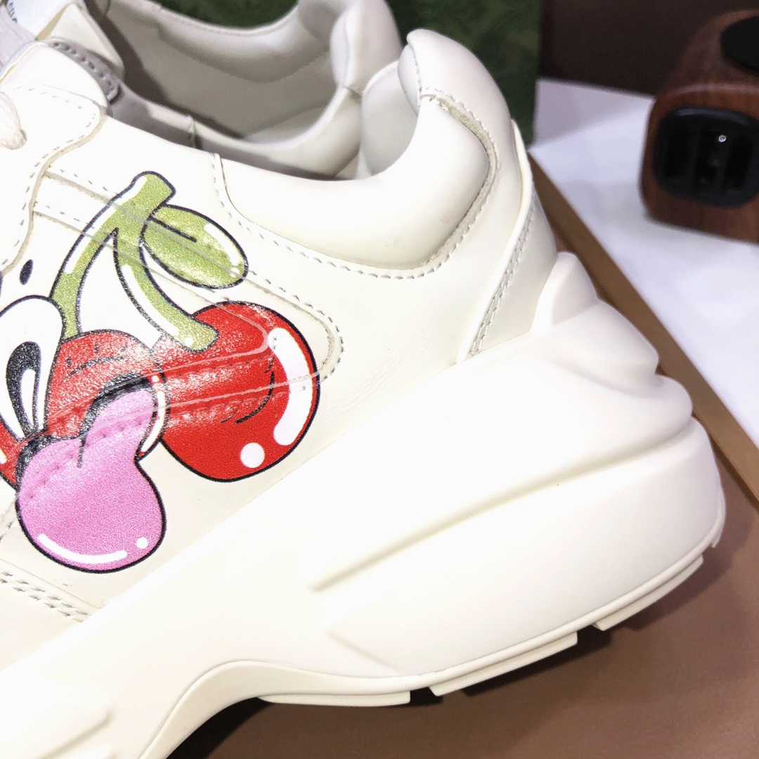 Gucci Rhyton Cherry Sneaker Cream