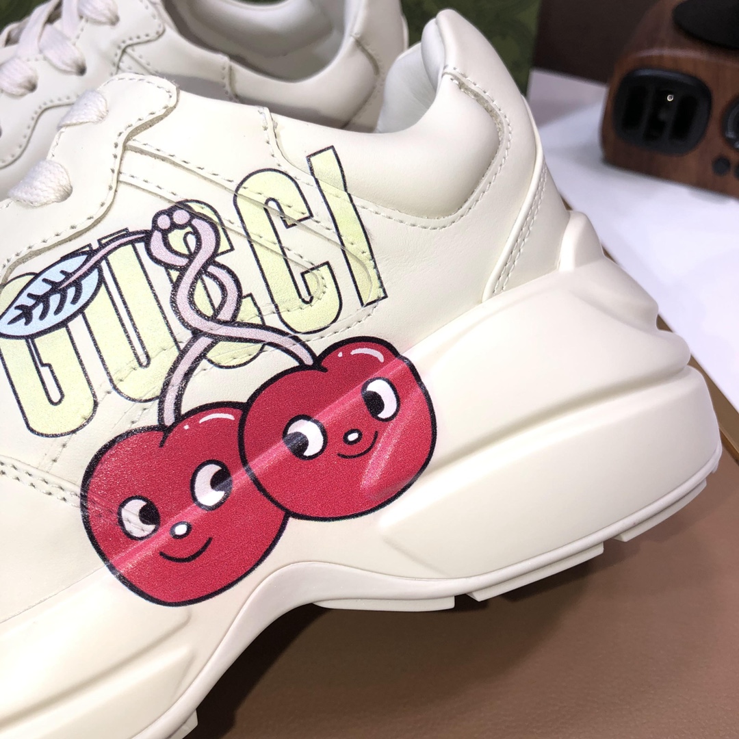Gucci Cherry Dad Sneakers White