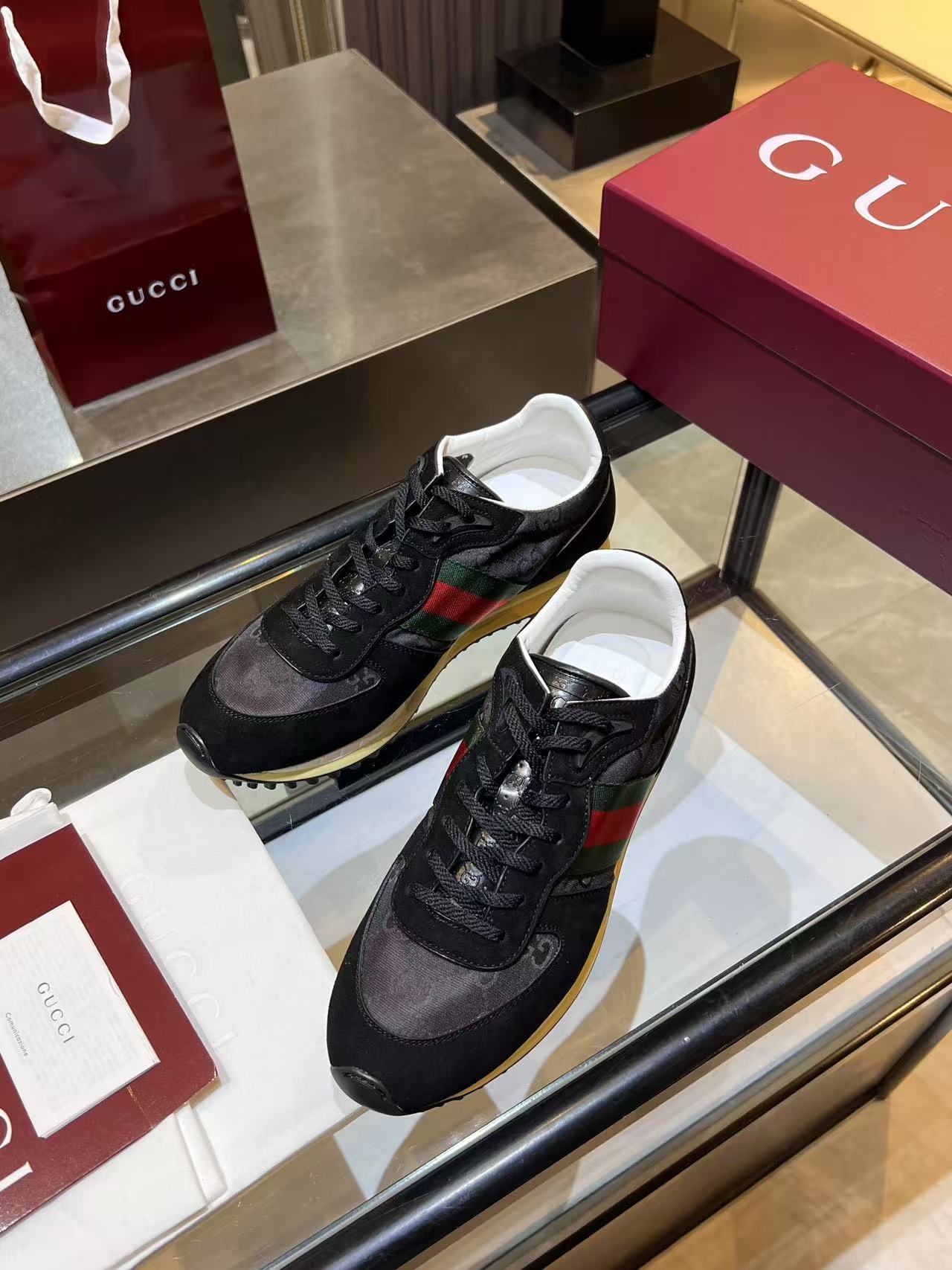 Gucci Re-Motion Platform Sneakers Black