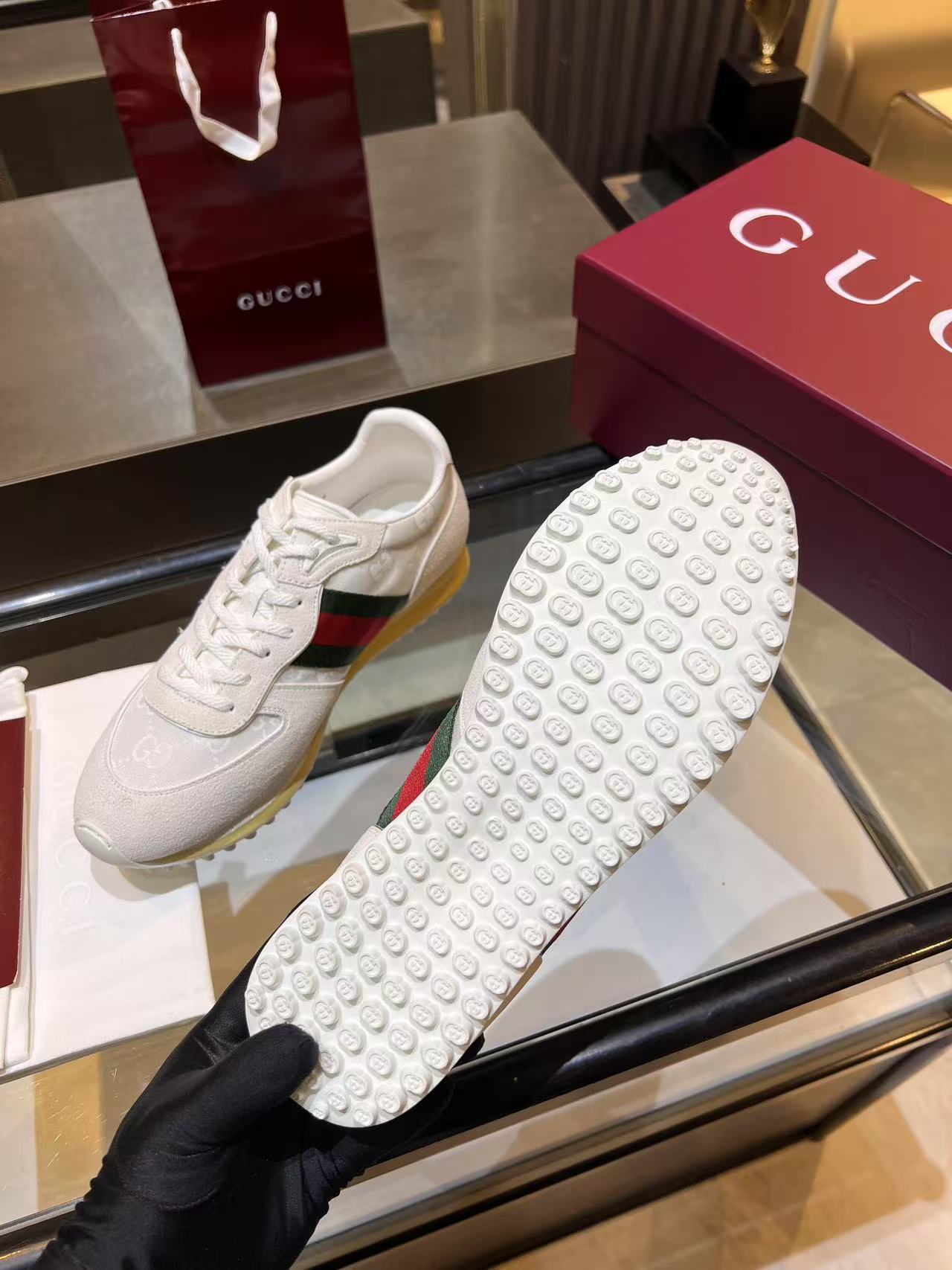 Gucci Re-Motion Platform Sneakers White