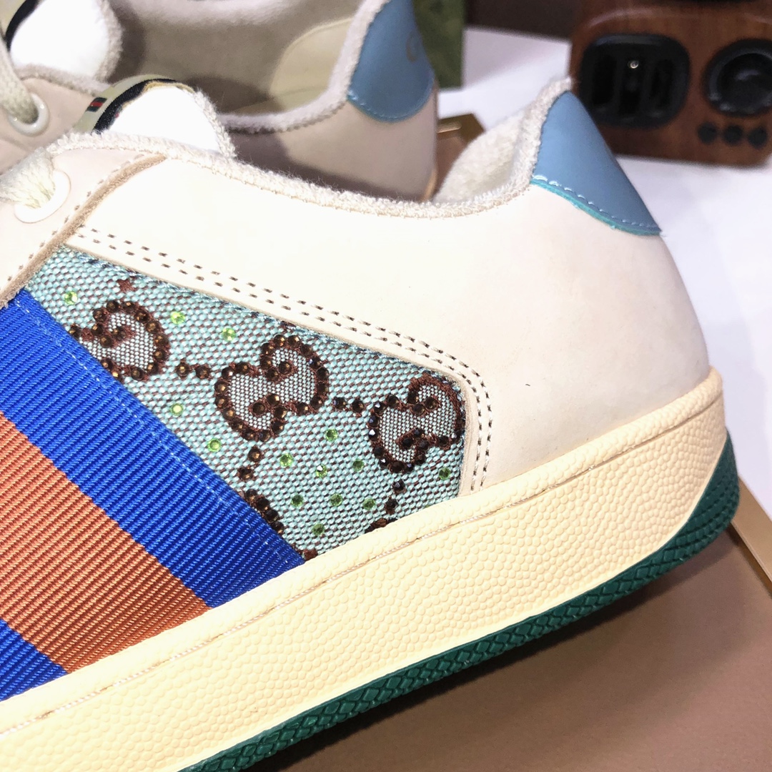 Gucci GG Canvas Low-Top Sneakers Multi-Color