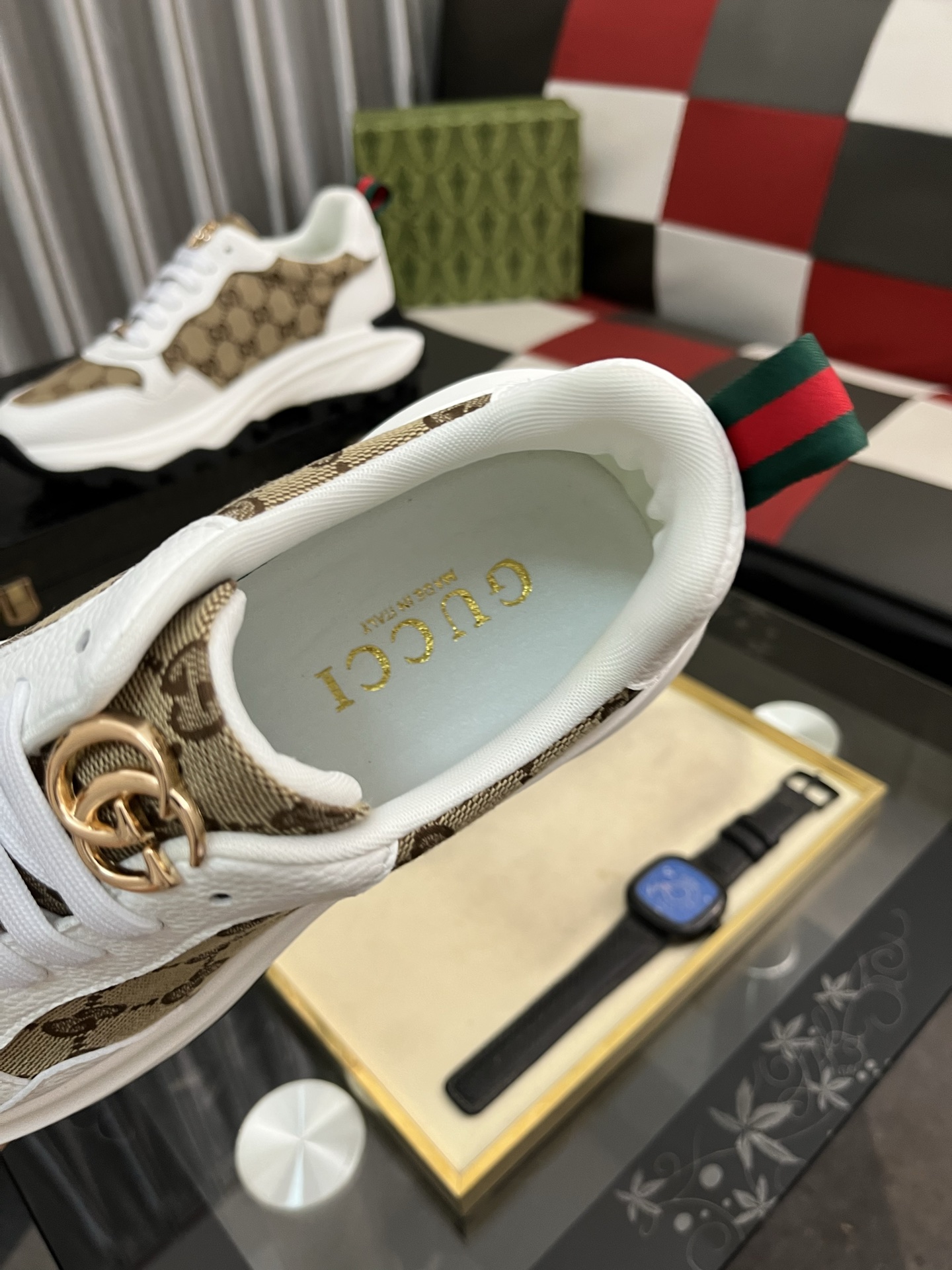 Gucci GG Canvas Chunky Sneakers White